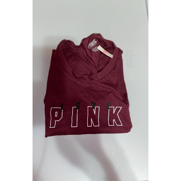 NWT VS PINK Maroon Twist Back Tank Top - Picture 4 of 4